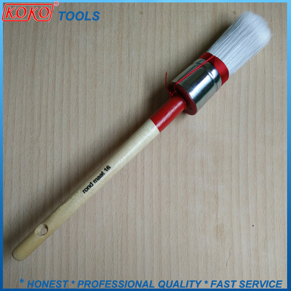 Round Brushes with Rope Wooden Handle Cleaning Paint Brushes