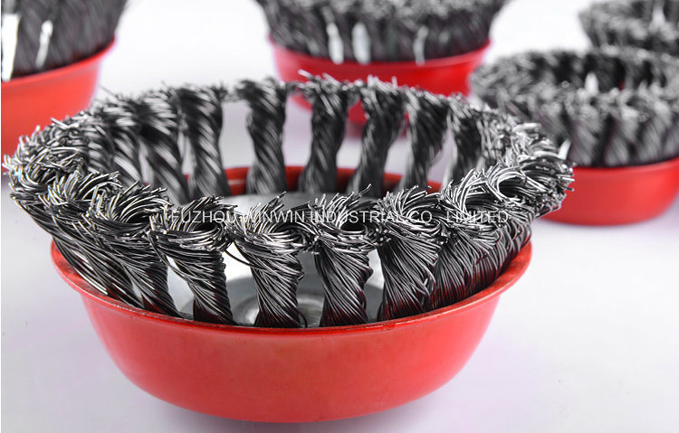 Twisted Knot Bowl Cup Brushes (WW-TCB12)