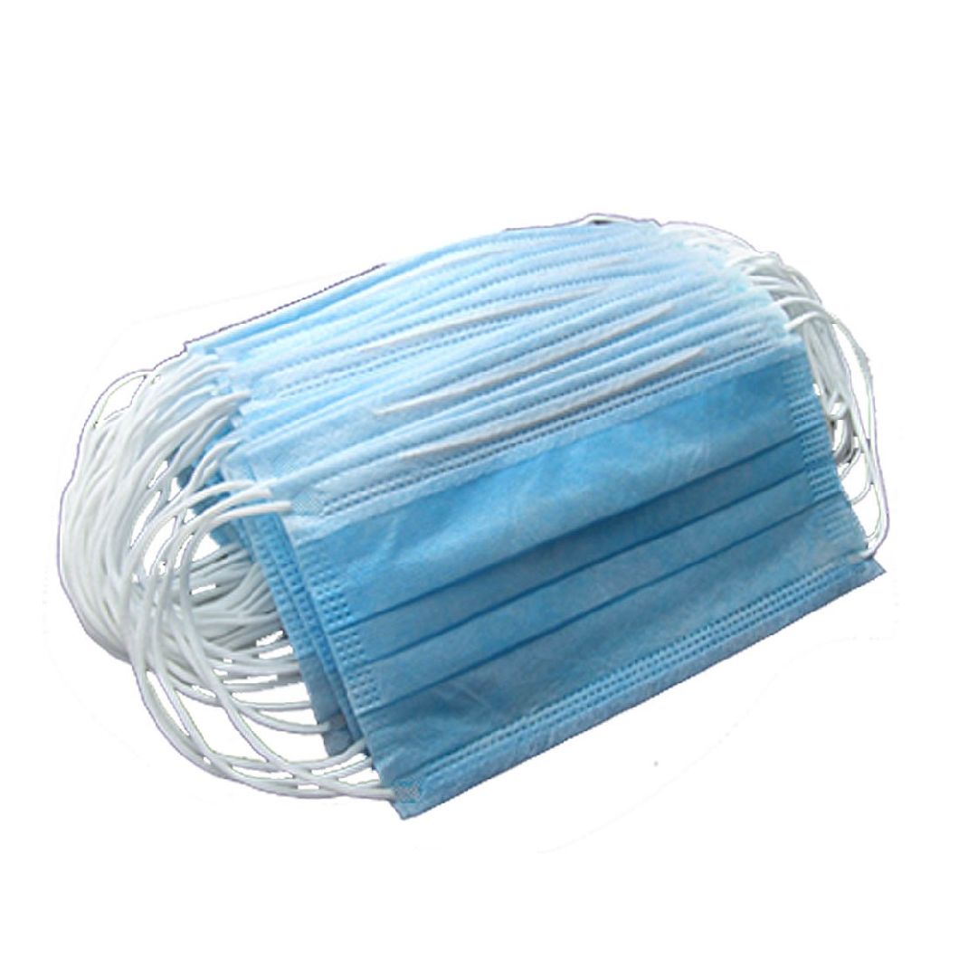 Non-Woven Fabric Disposable Mouth Masks Adult Anti Haze Anti-Dust Mask 50PCS