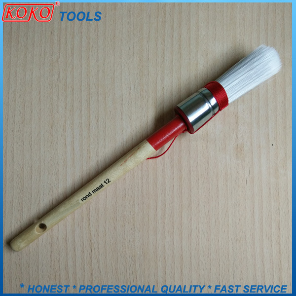 Round Brushes with Rope Wooden Handle Cleaning Paint Brushes