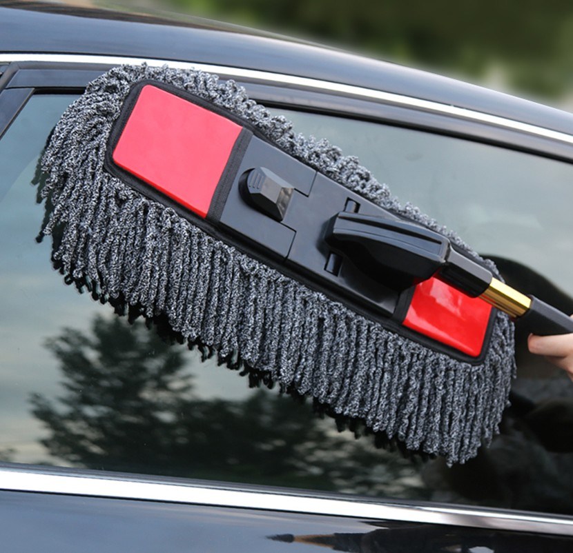 Foldable Microfiber Duster Soft Bristle Car Cleaning Wash Brush