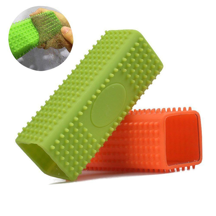 Pet Hair Remover Lint Brush Silicone Pet Grooming Brush