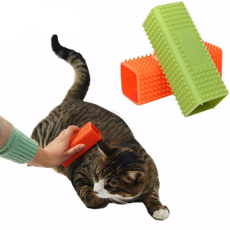 Pet Hair Remover Lint Brush Silicone Pet Grooming Brush