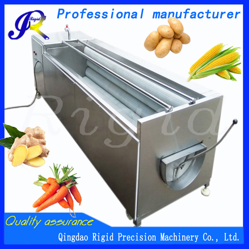 Potato Brush Peeling Machine Vegetable Peeler