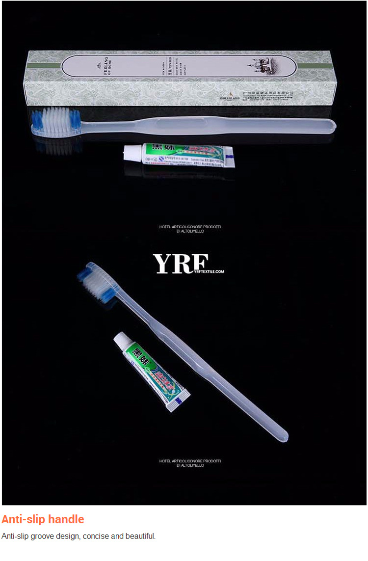 Yrf Best China Hotel Room Disposable Travel Airline Toothbrush Toothpaste