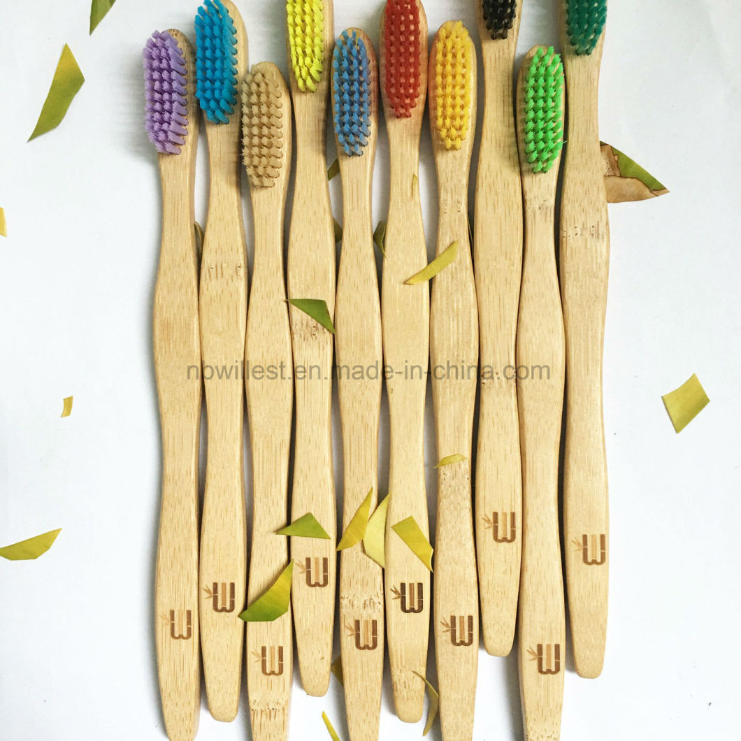 Unique Personal Oral Eco-Friendly Bamboo Toothbrush Made of Bamboo China Manufacture