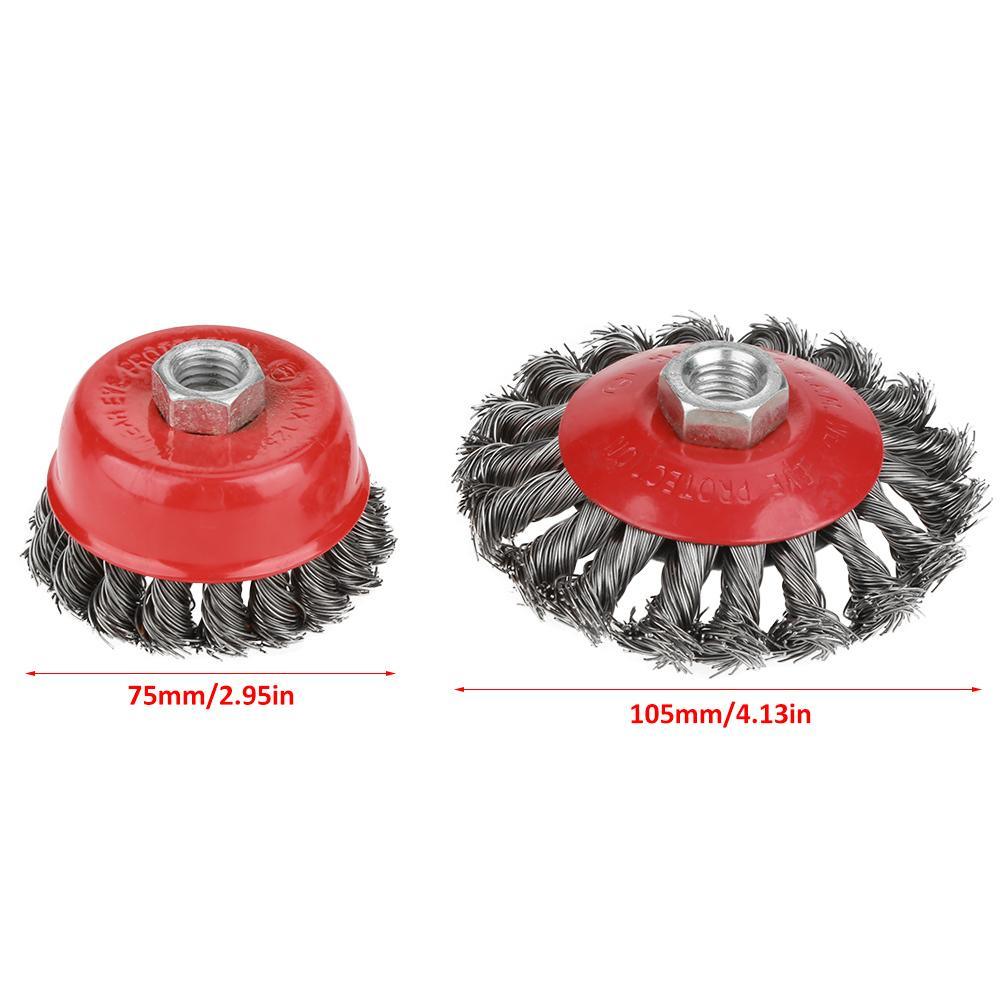 Polishing Twist Steel Wire Cup Brush