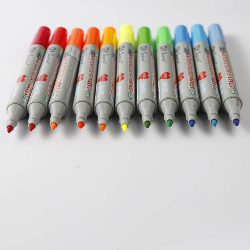 Superior 12/24/36 Colors Set Dual Tip Water Based Drawing Marker Pen