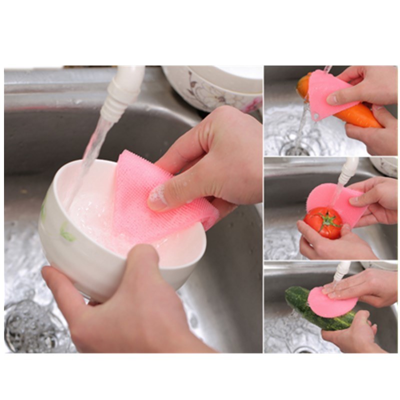 Silicone Cleaning Dishwashing Brush