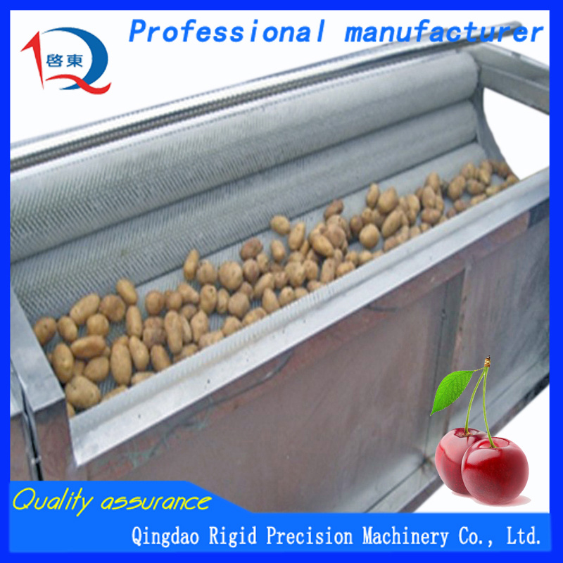 Vegetable, Potato Peeling Cleaning Machine, Brush Cleaner