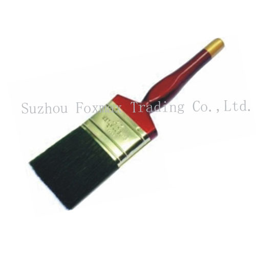 Black Bristle Paint Brush with Wooden Handle (FX-PB011)