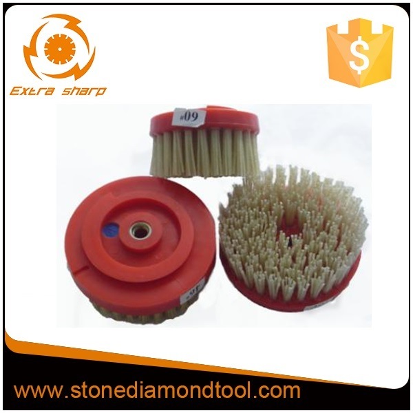 Snail Lock Diamond Steel Abrasive Brush