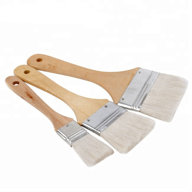 Wholesale Price Pure Bristle Quality Wood Handle Chip Paint Brush Painting Tools