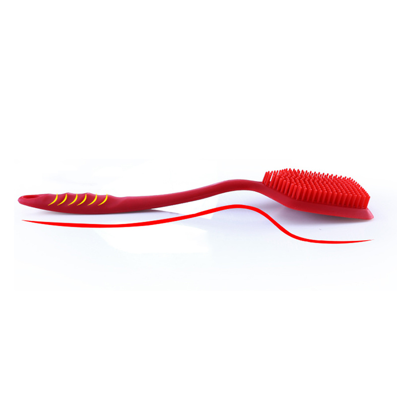 Silicone Rubber Pot Cooking Brush with Long Handle