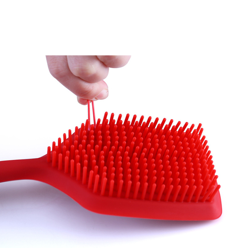 Silicone Rubber Pot Cooking Brush with Long Handle