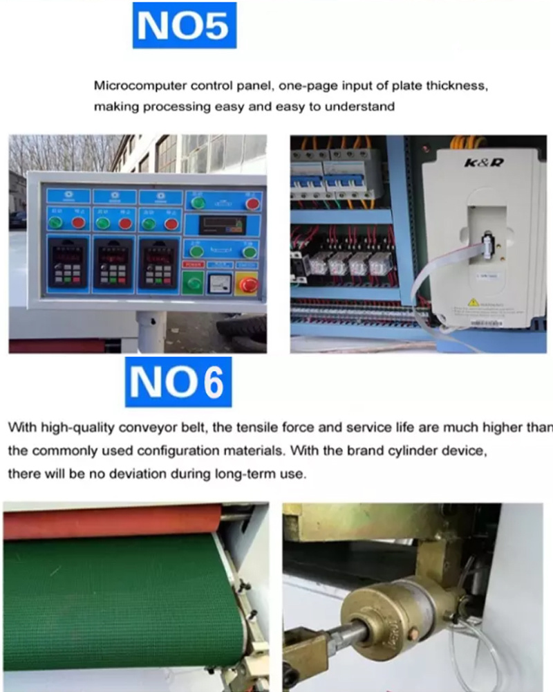 Ws1000-6s Woodworking Machinery Wood Floor Profile Door Brush Sanding Belt Disc Automatic Sander Polishing Machine