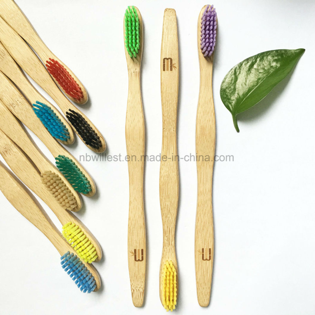 Unique Personal Oral Eco-Friendly Bamboo Toothbrush Made of Bamboo China Manufacture