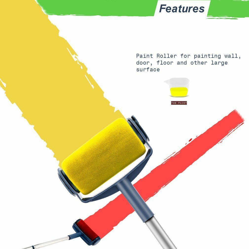 2019 Paint Roller Set Seamless Paint Roller