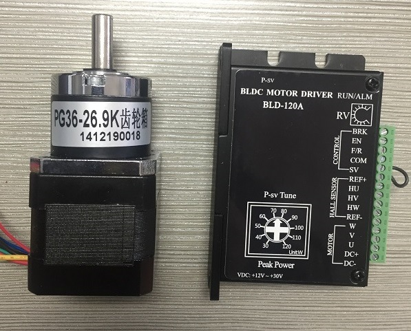 42mm Small Space Brushless DC Gear Motor with High Quality