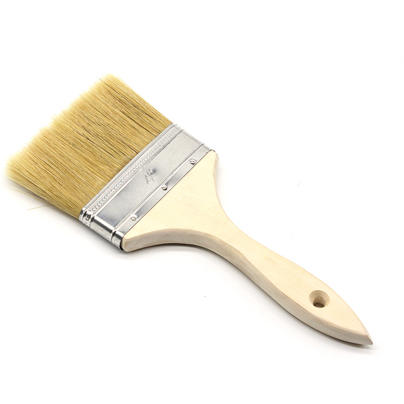 Wholesale Price Pure Bristle Quality Wood Handle Chip Paint Brush Painting Tools