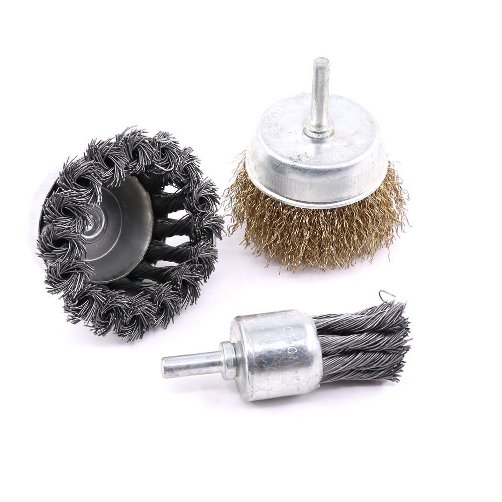 Steel Wire Brush Wheel Brush Head Abrasive Tool