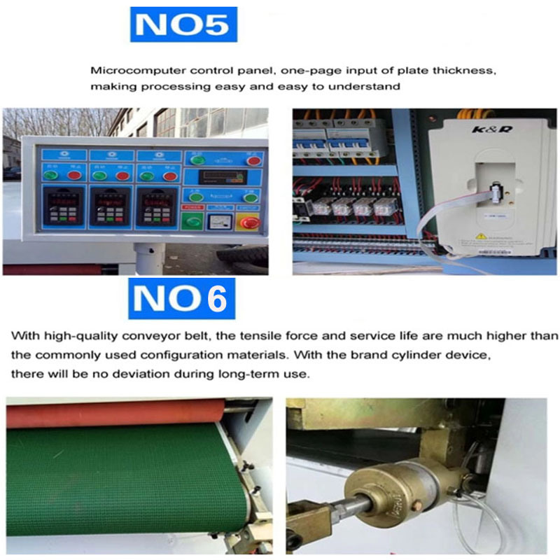 1300-6y Automatic Horizontal Woodworking Machinery Wood Brush Sanding Polishing Machine