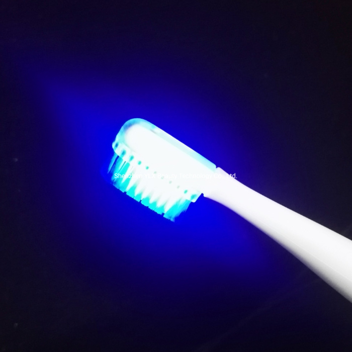 High Tech New Blue Light Teeth Whitening Toothbrush