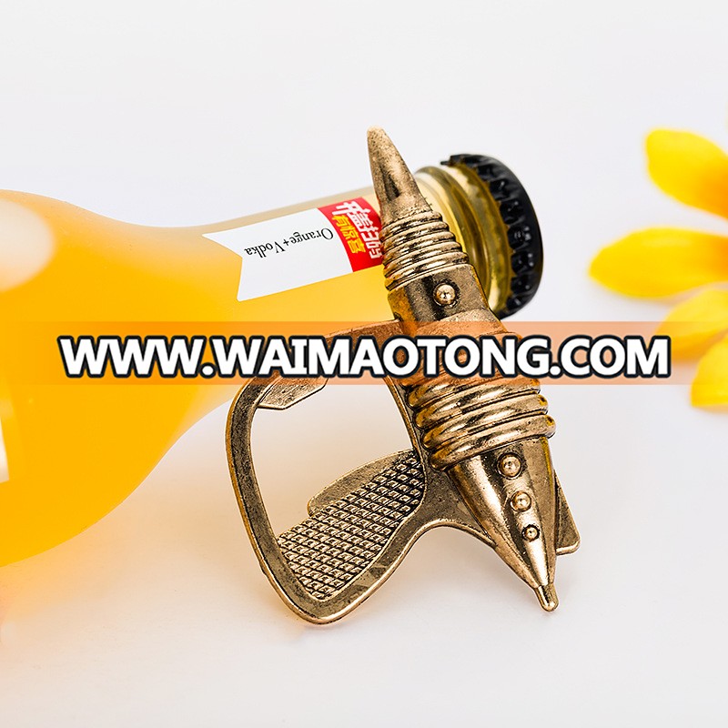 Ywbeyond Wed gifts party souvenirs for guests machine gold and silver gun shaped beer bottle opener