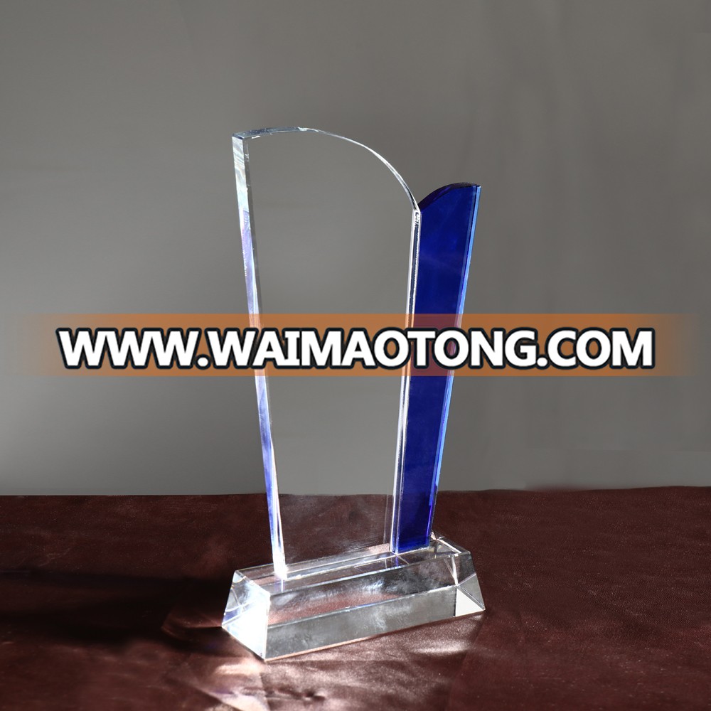 MH-LMY072  new design   crystal trophy  with base