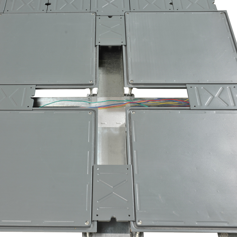 Order from china direct steel raised floor office buildings catching-groove slotted panel with low price