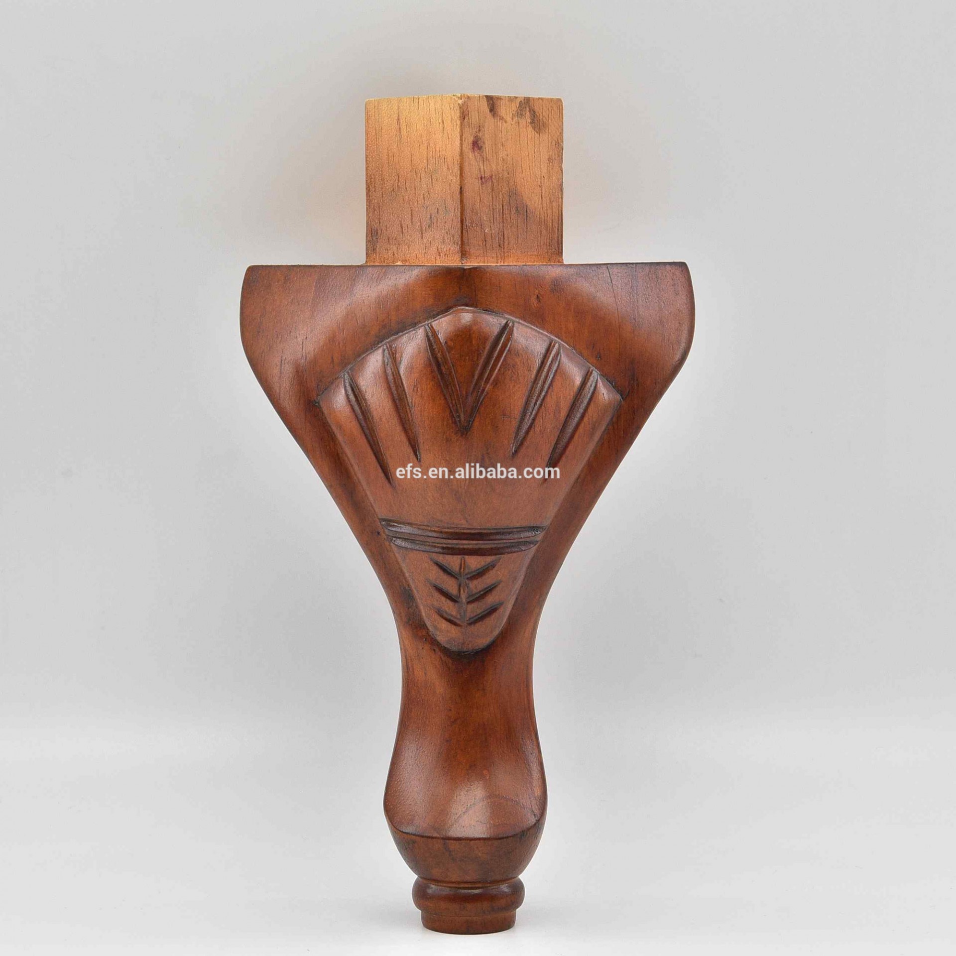 wood carved queen anne furniture fitting  for table leg