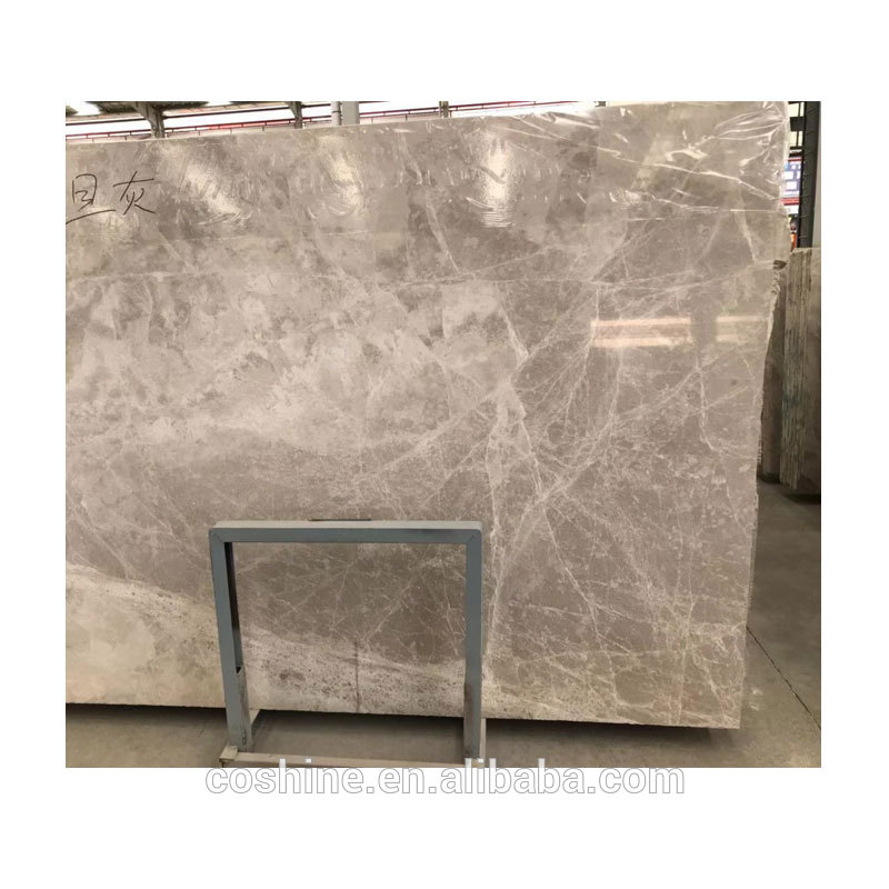 Low price polished Ash Marble Lights Grey Marble Slabs