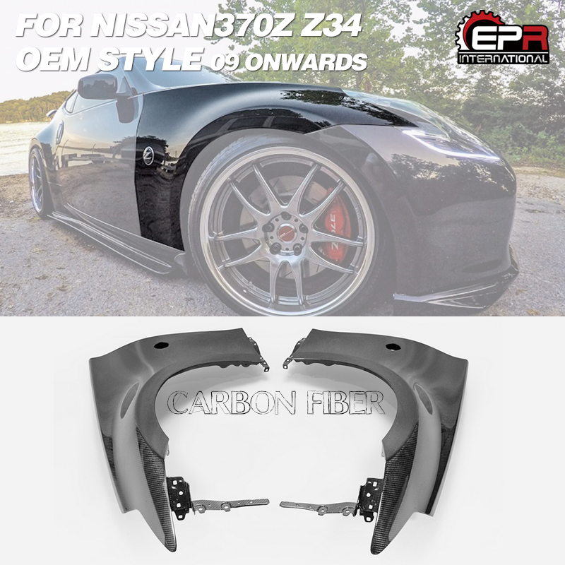 Carbon Car Body kit for Nissan 2009 onwards 370Z Z34 OEM Style Front Fender