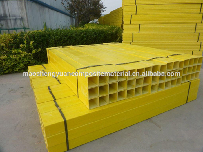 Factory  supply FRP fiberglass square Tube Made by Pultrusion Process