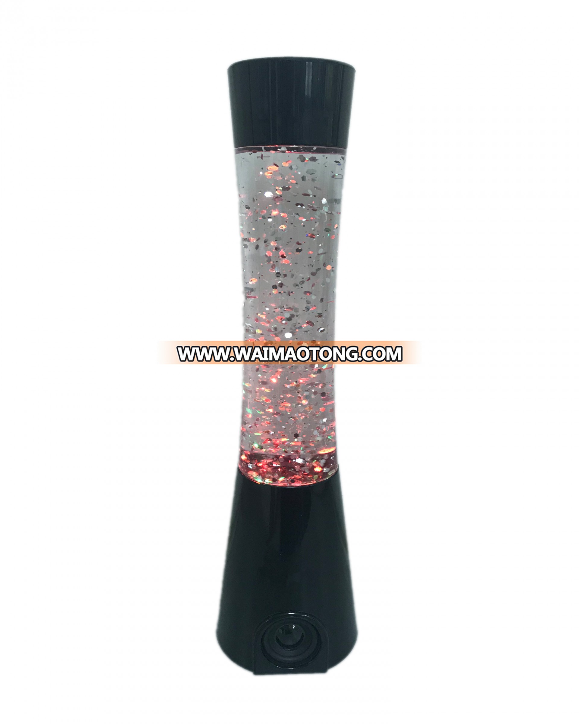 Novelty Rainbow Glitter light with bluetooth speaker