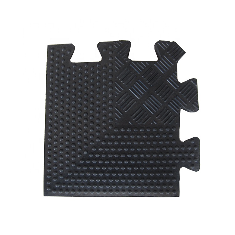 Commercial Rubber Flooring Fitness Interlocking Gym Rubber Mat