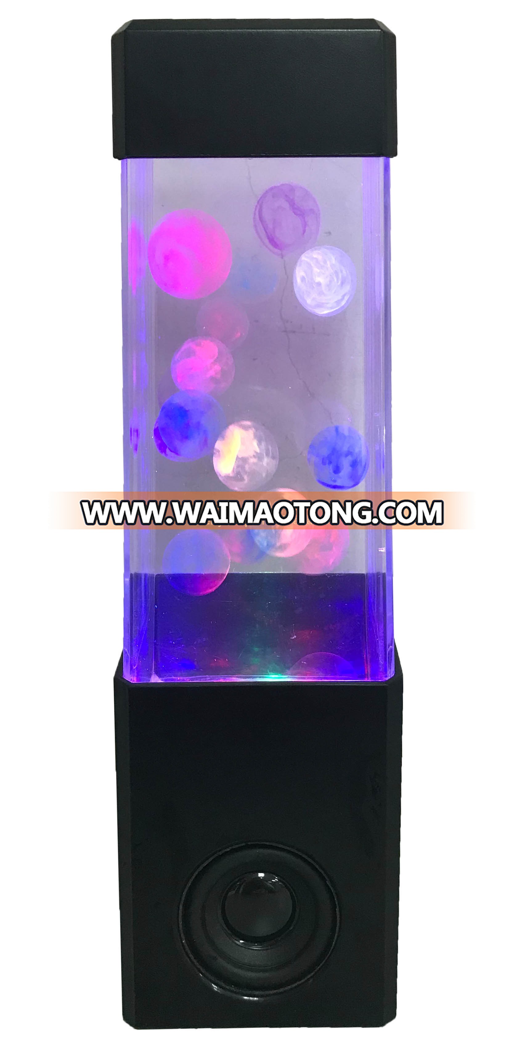 Novelty DIY LED color change Jelly ball light with bluetooth speaker