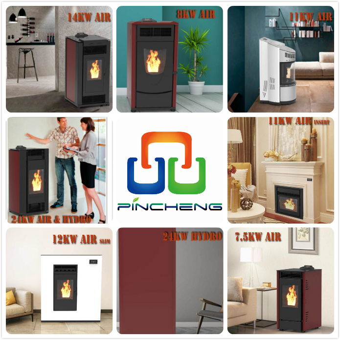 Latest Design modern smokeless pellet stove on trend