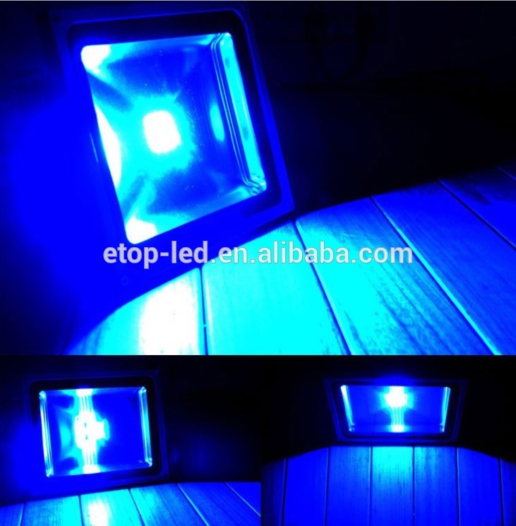 Green/Blue/Red Single color outdoor led Flood light for garden stadium