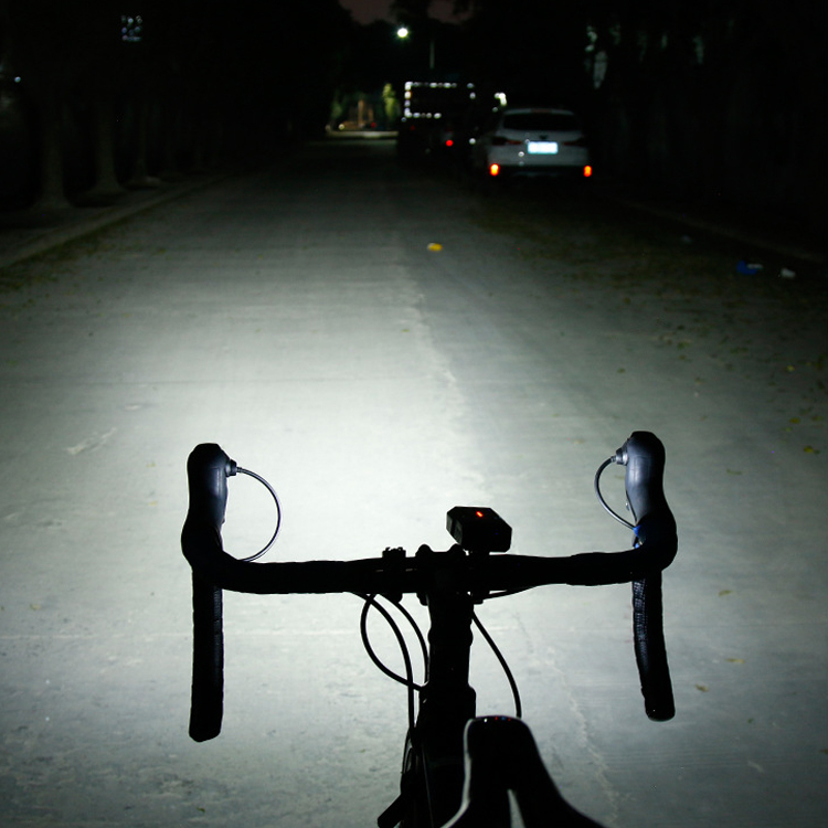 LED Bike light Headlight Taillight Kit USB Rechargeable Battery Cycling Torch Bicycle Light