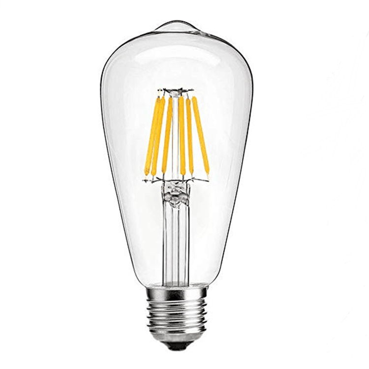 New Vintage Retro Edison E27 4 Watt 6 W Warm White ST64  LED Filament Light Bulb Lamp