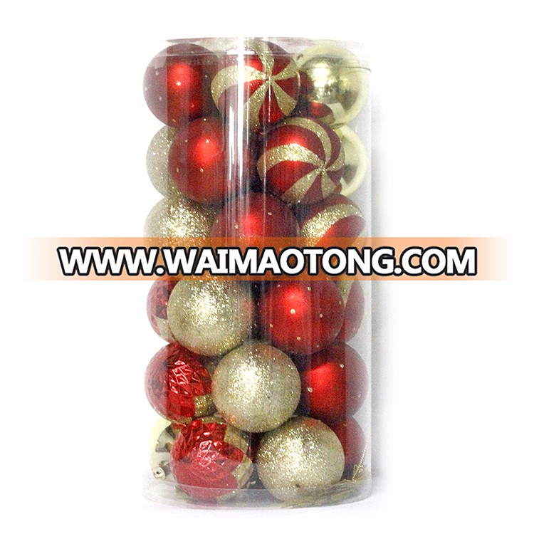 Promotional Plastic Christmas Tree Decorative Ball