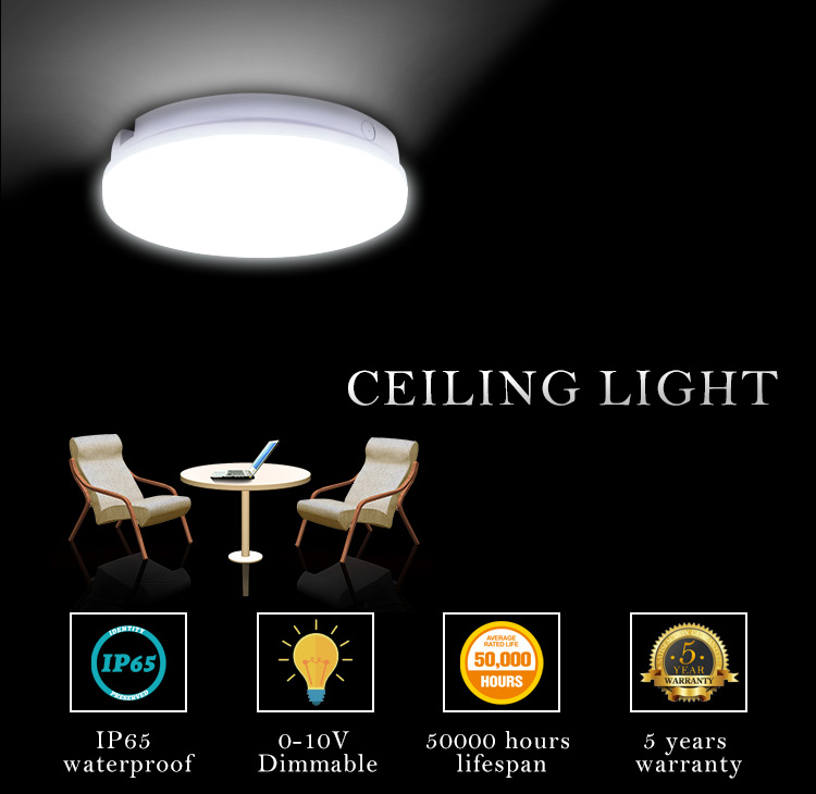 5 Years Warranty House Project LED Ceiling Downward flat Light Round home decorative living room Lighting Fixtures