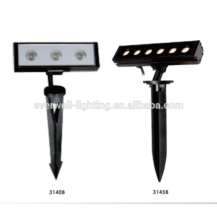 Aluminum outdoor cool white 6w spike led spot light