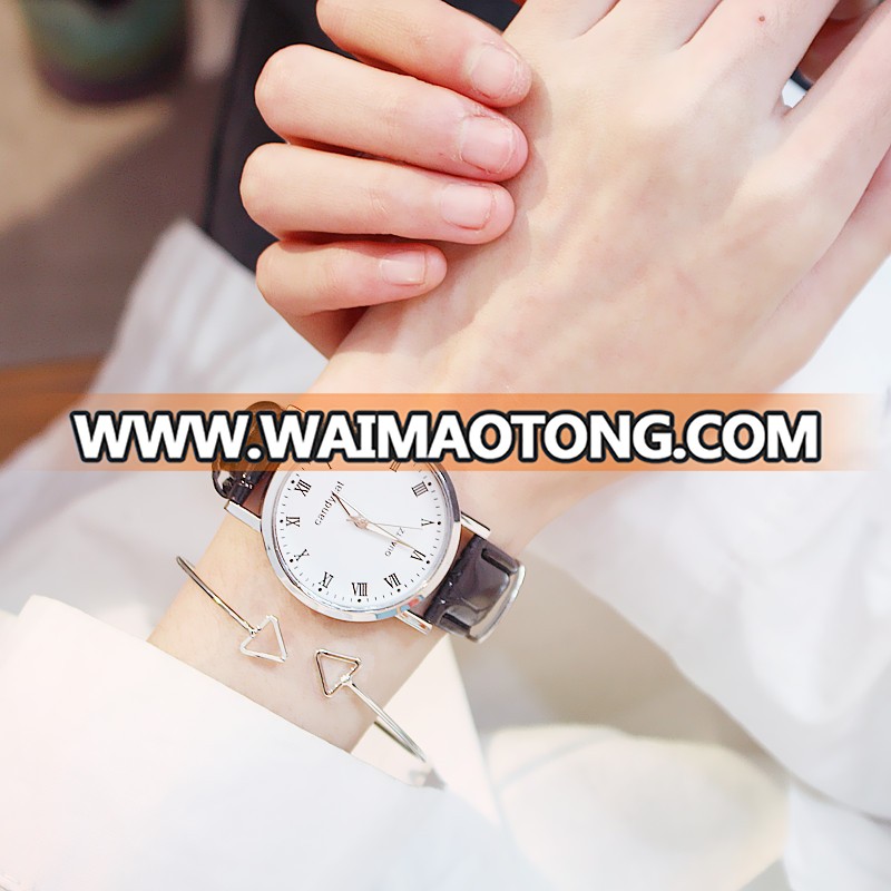 Fashion Watch Women Casual Atmosphere Korean Students Waterproof Simple Men's Watch Couple Watches