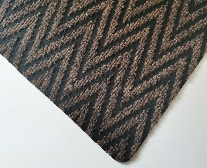 100% polyester Material  anti slip rubber outdoor carpet