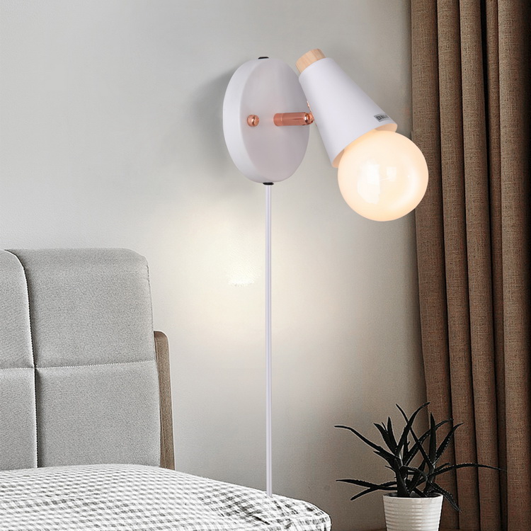 creative lamp  loft post modern livingroom bedroom Wall Lamp with plug