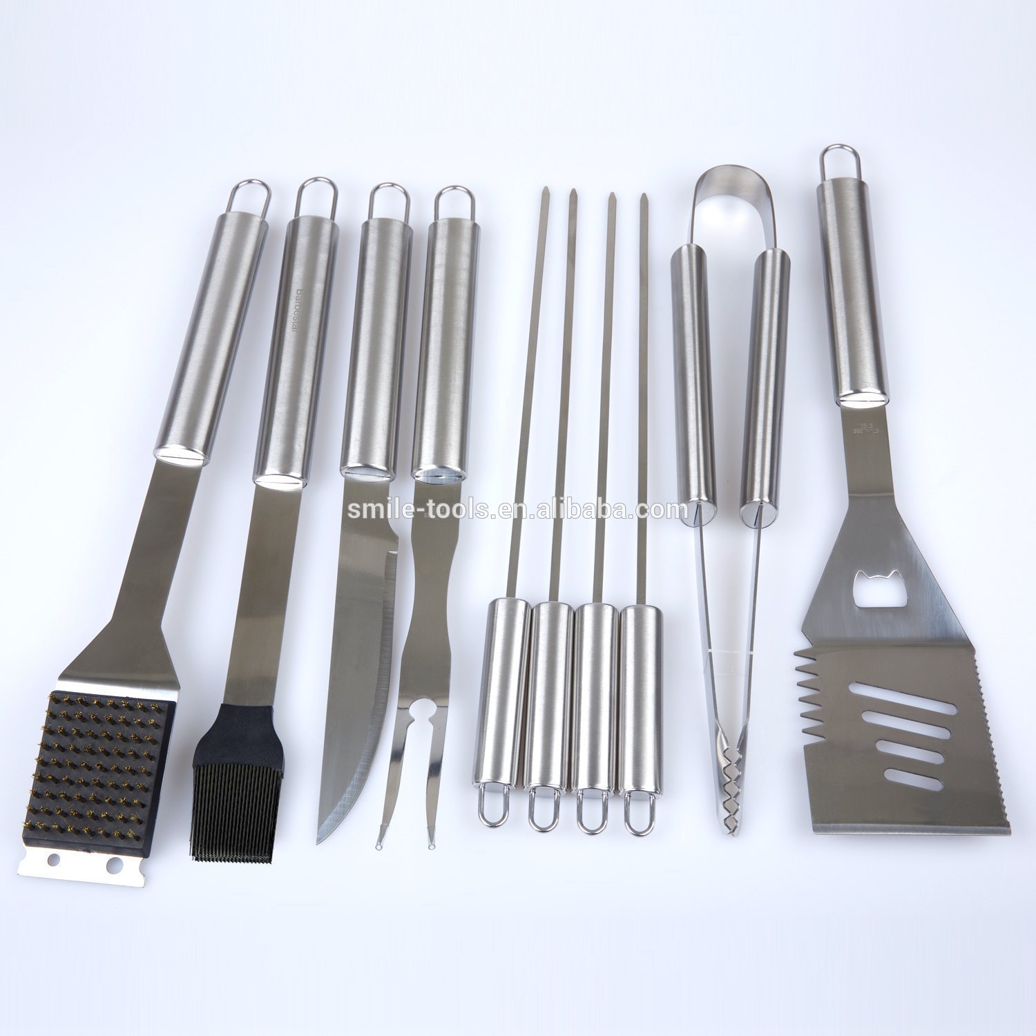 Stainless Steel BBQ Tool Set in Aluminium Case