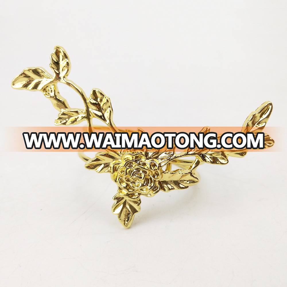 gold plated flower curtain buckles curtain clips