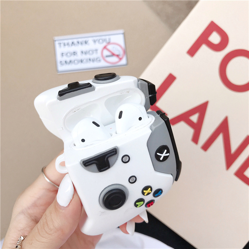 Cute Cartoon Luxury 3D Video game controller Earphone silicone case For Airpods pro 3 Xbox gamepad Protective cover